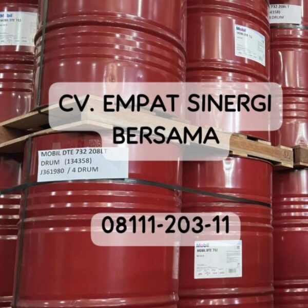 Mobil DTE 732 iso vg 32, Premium Turbine Oil, Drum/208 Lt