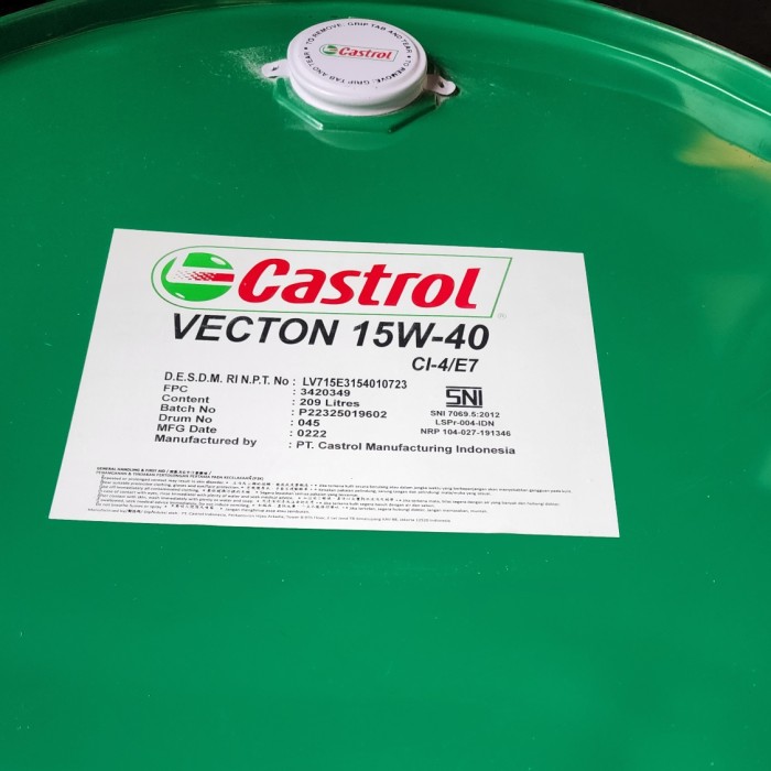 Castrol Vecton 15W-40 API CI-4/E7