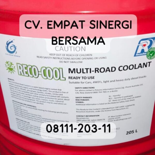 Air Radiator Reco Cool Multi Road Pre-Diluted Coolant ( Green )