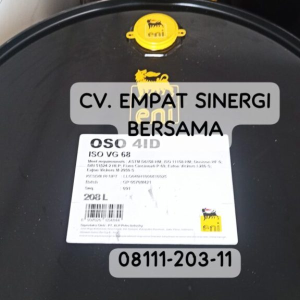 Eni Oso 4ID 68, Hydraulic Oil, Drum/208 Lt