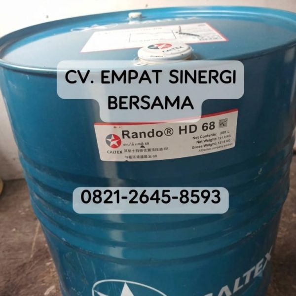 Caltex Rando HD 68, Premium Anti Wear Hydraulic Oil, Drum/ 200 Lt