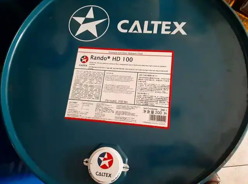 Caltex Rando HD 100, Premium Anti Wear Hydraulic Oil, Drum/200 Lt